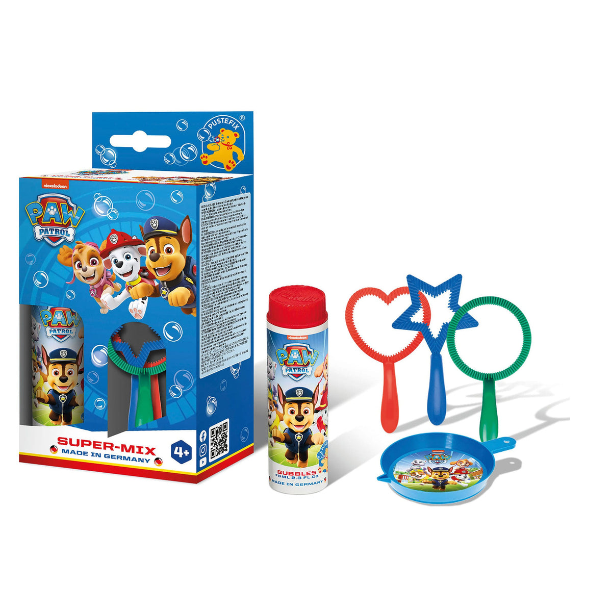Product image Paw Patrol Pustefix Soap Bubbles Super Mix Assortment (15)