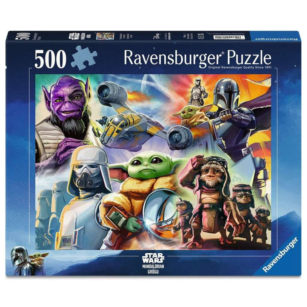 Produktbild The Mandalorian och Grogu pussel (500 bitar)