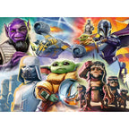 Produktbild The Mandalorian och Grogu pussel (500 bitar)