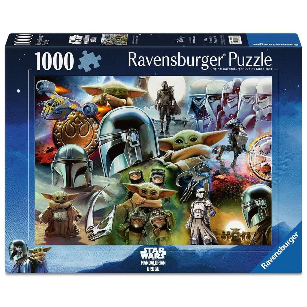 Produktbild The Mandalorian and Grogu pussel (1000 bitar)