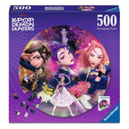 Produktbild KPop Demon Hunters Rundt pussel For the fans! (500 bitar)