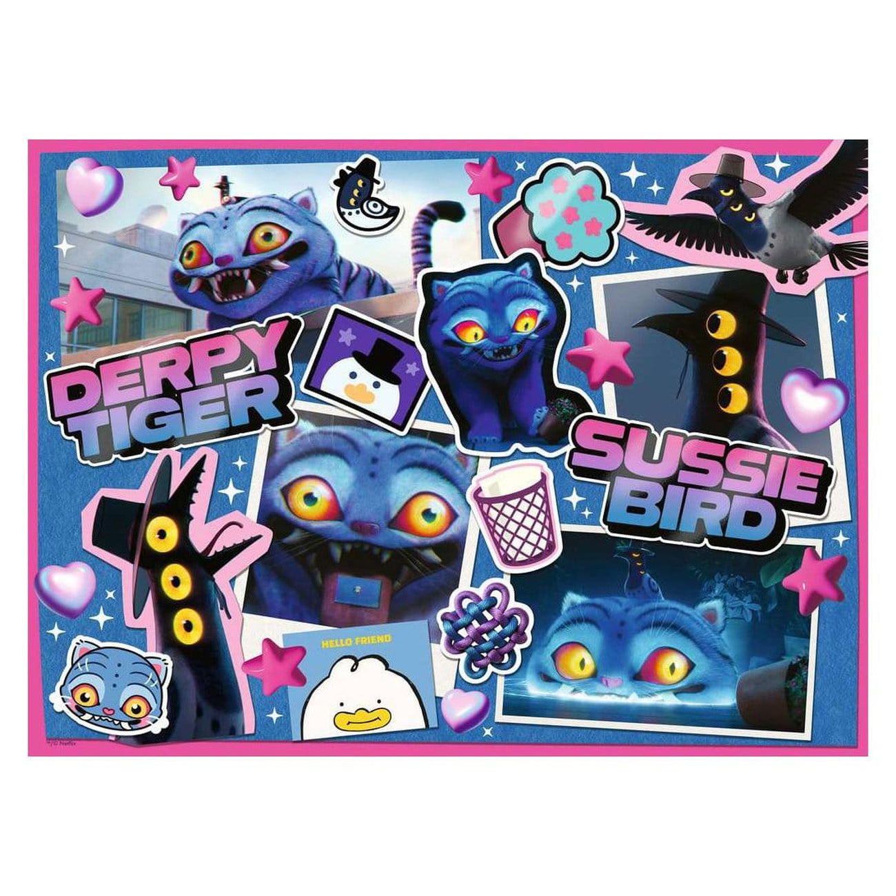 Produktbild KPop Demon Hunters barnpussel Derpy & Sussie (300 XXL-bitar)