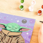 Produktbild Star Wars: The Mandalorian CreArt måla efter nummer Mediterande Grogu