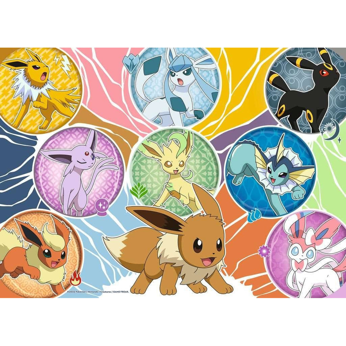 Produktbild Pokémon Pussel 4-pack Pokémonkompisar (4x100 bitar)