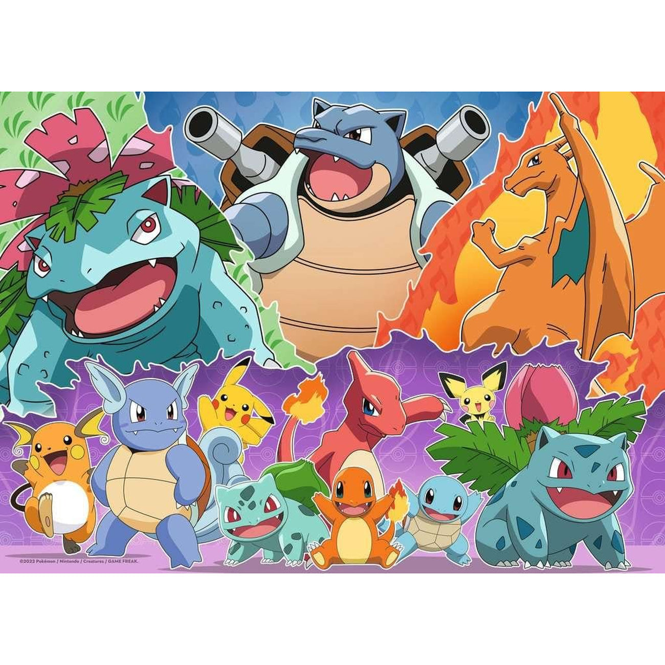 Produktbild Pokémon Pussel 4-pack Pokémonkompisar (4x100 bitar)