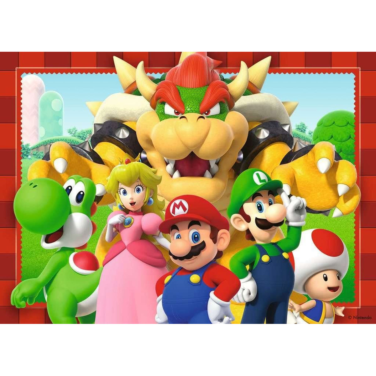Produktbild Super Mario Pussel 4-pack Dags för Mario! (4x100 bitar)