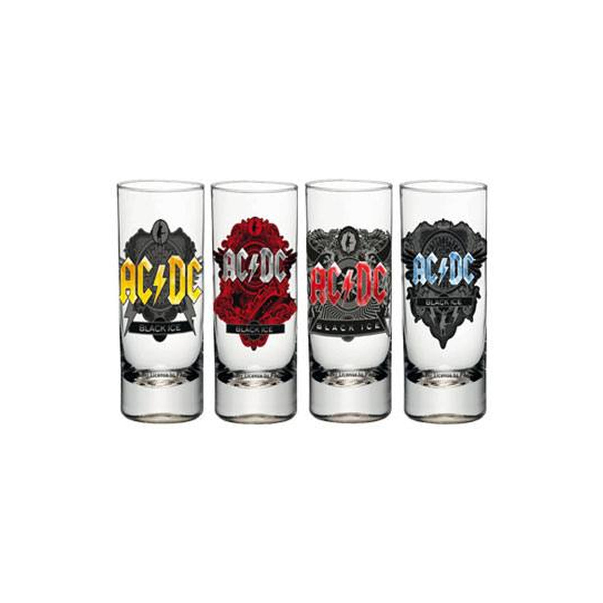 Produktbild AC/DC Shotglas 4-pack Black Ice