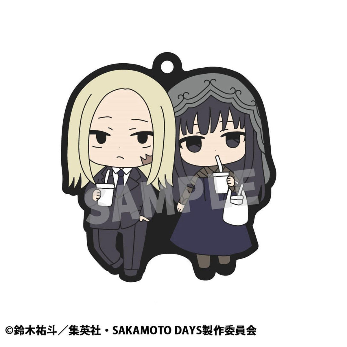 Produktbild Sakamoto Days Rubber Mascot Buddycolle gummihängen Vol. 2 7 cm sortiment (6)