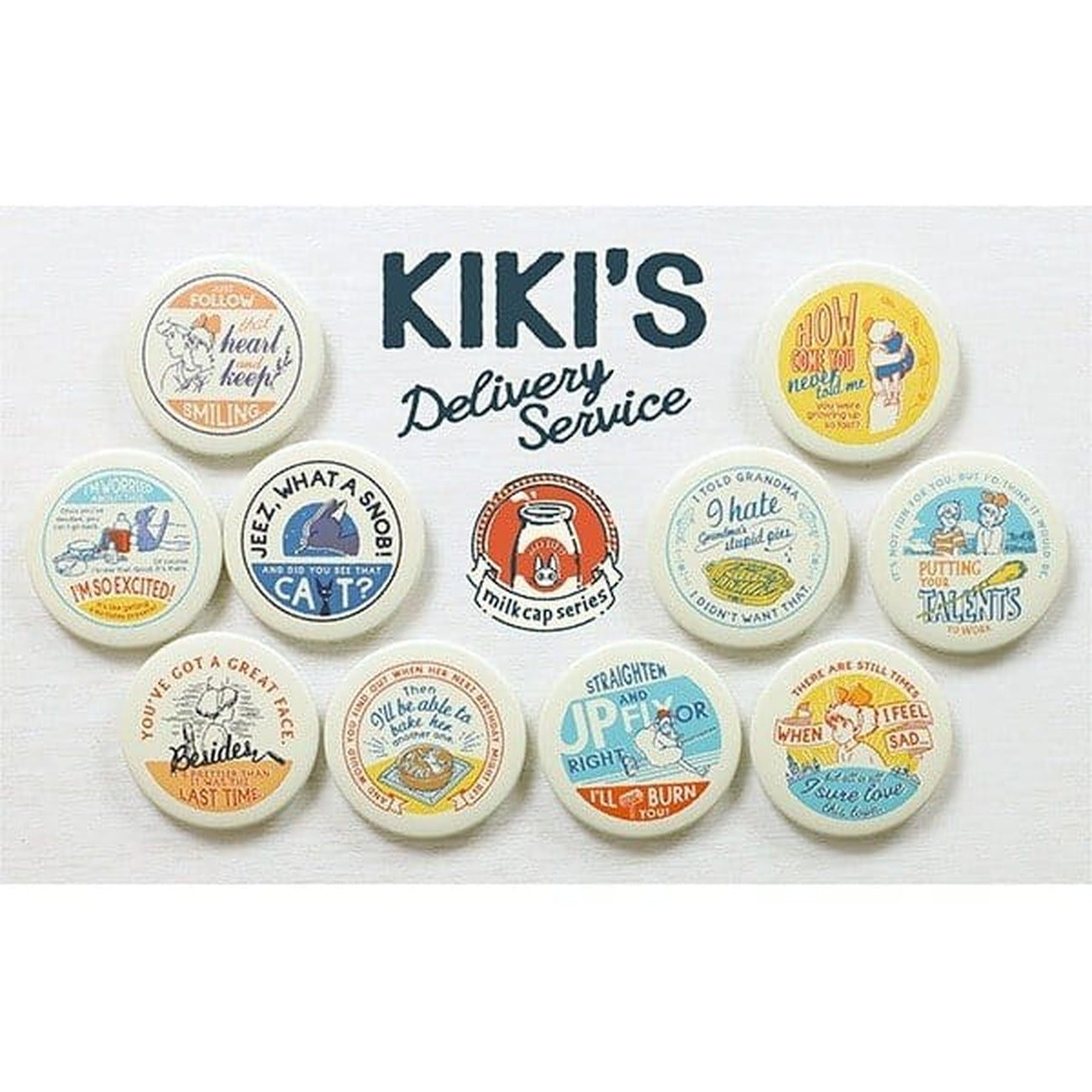 Produktbild Kikis expressbud Vintage 6 cm pins Blind Box-sortiment (10)