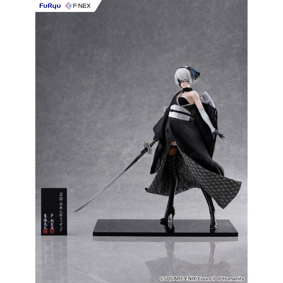 Produktbild Nier: Automata Ver1.1a F:Nex PVC-staty 1/4 2B Japanese Doll 43 cm