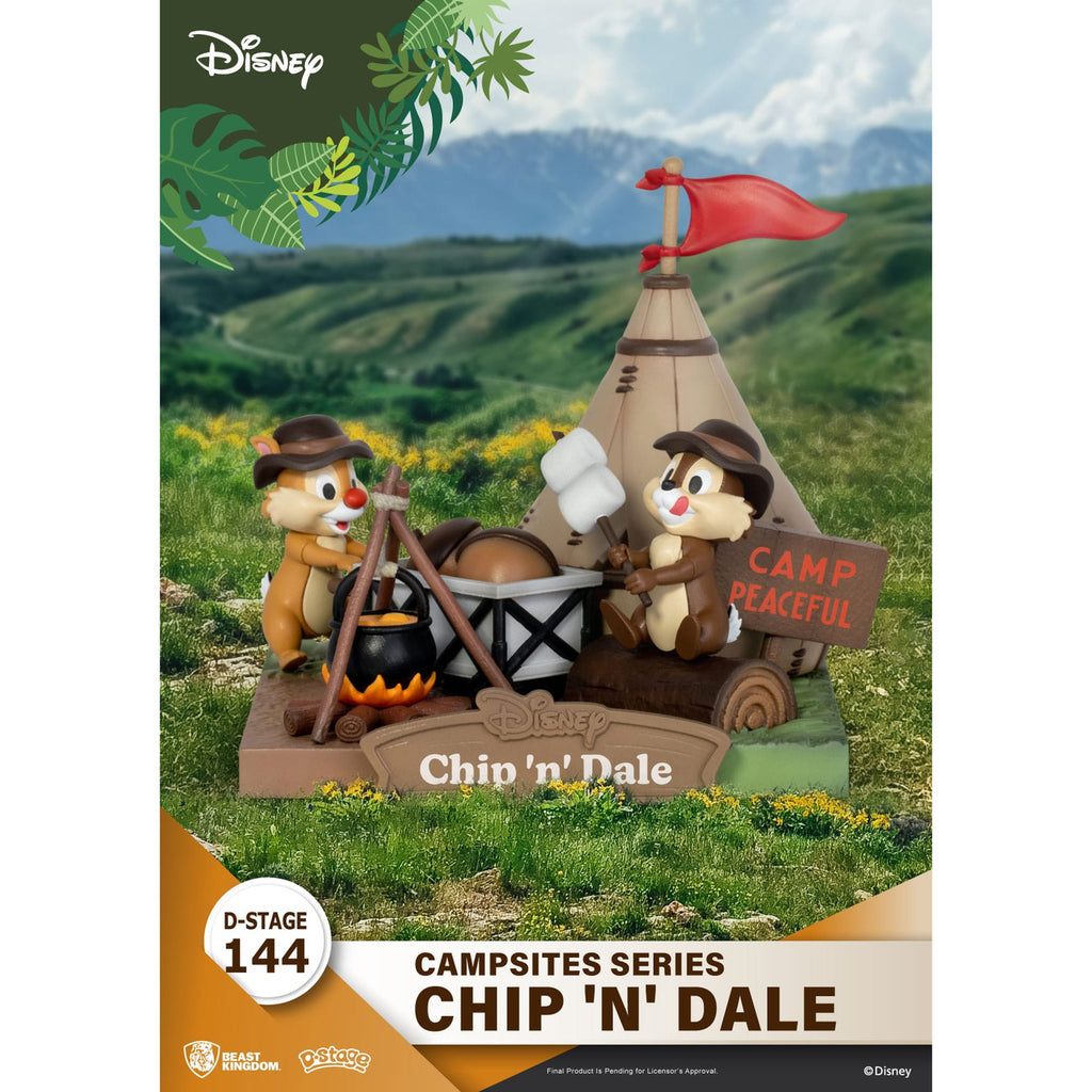 Produktbild Disney D-Stage Campsite Series PVC-diorama Chip & Dale 10 cm