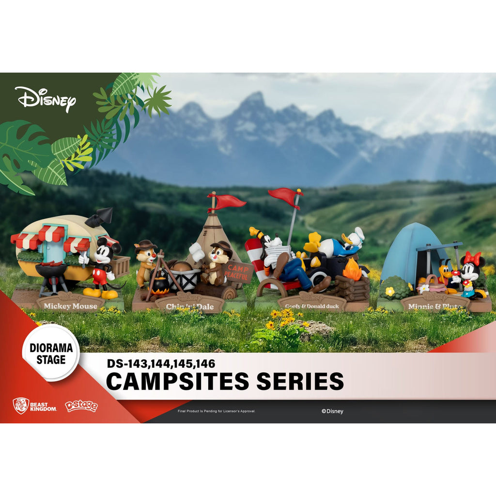 Produktbild Disney D-Stage Campsite Series PVC-diorama Chip & Dale 10 cm