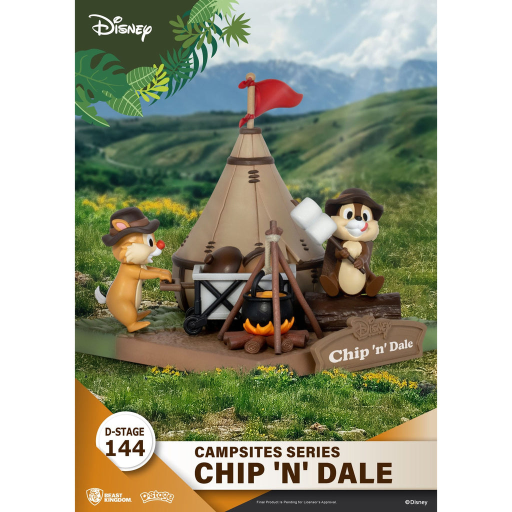 Produktbild Disney D-Stage Campsite Series PVC-diorama Chip & Dale 10 cm