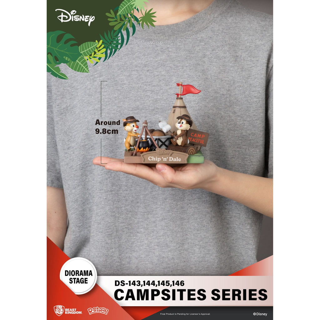Produktbild Disney D-Stage Campsite Series PVC-diorama Chip & Dale 10 cm