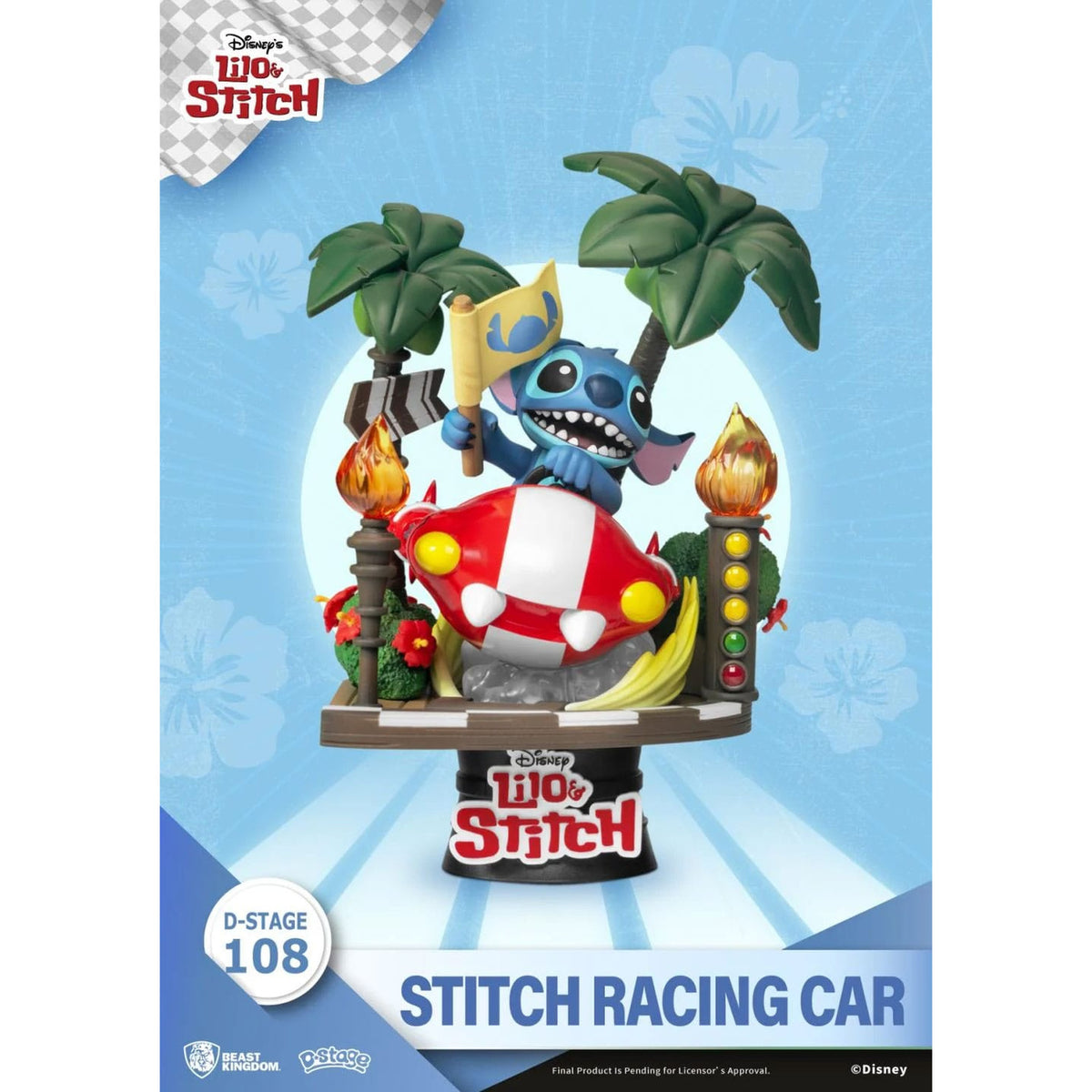 Produktbild Disney: Lilo & Stitch - Stitch Racing Car PVC-diorama