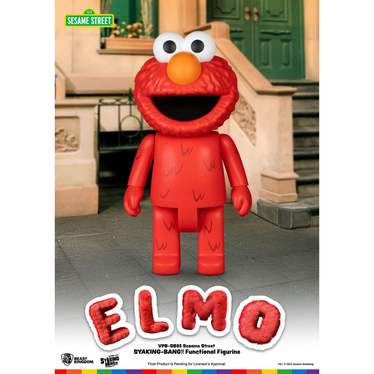 Produktbild Sesam gata Syaking Bang sparbössa i vinyl Elmo 47 cm