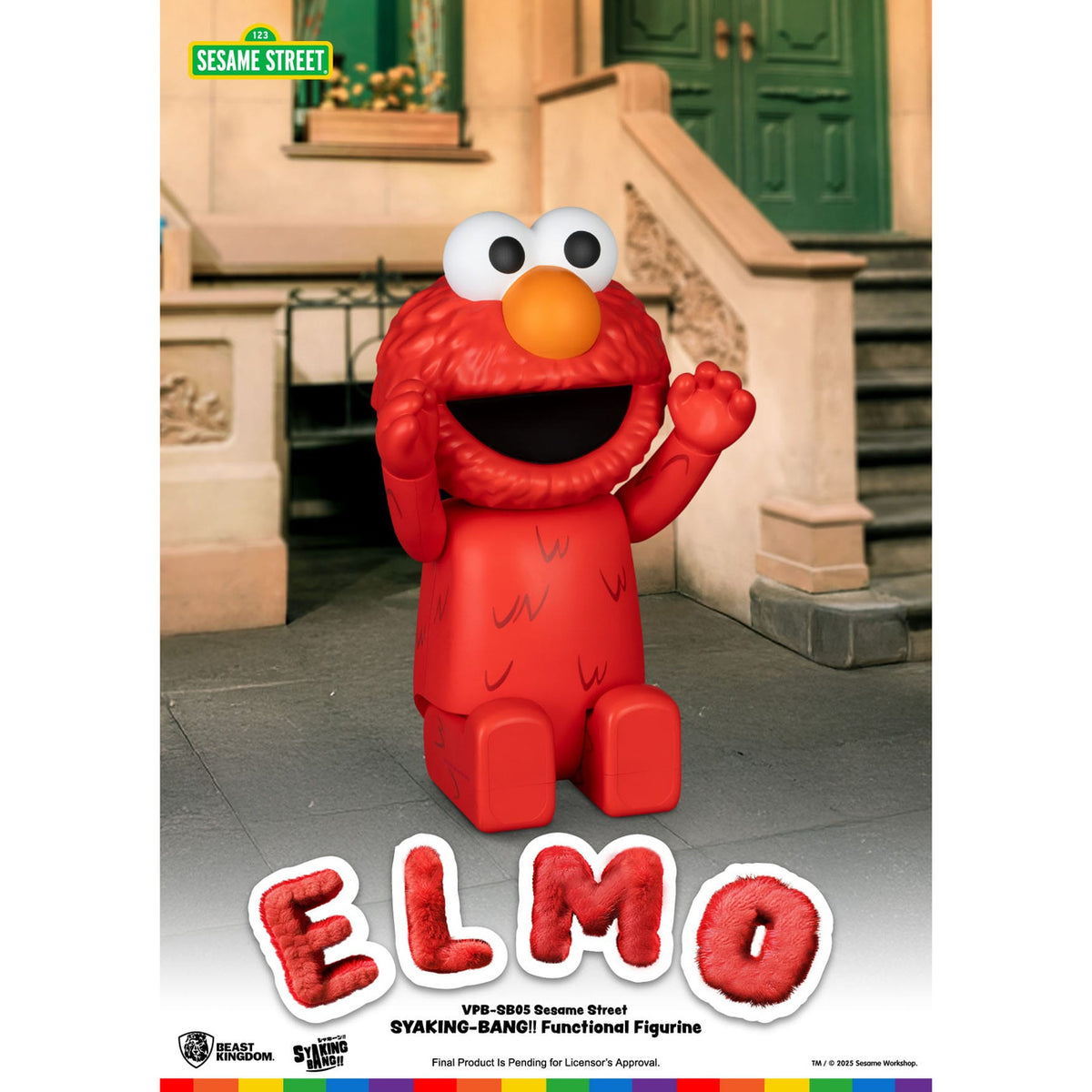 Produktbild Sesam gata Syaking Bang sparbössa i vinyl Elmo 47 cm