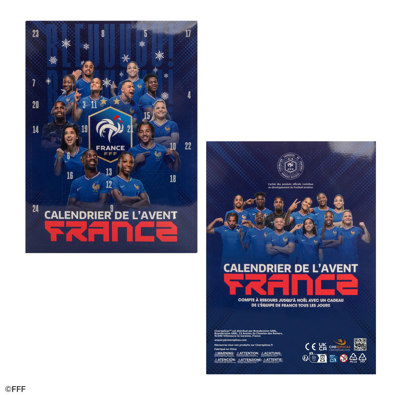 Produktbild Franska Fotbollsförbundet adventskalender 2025