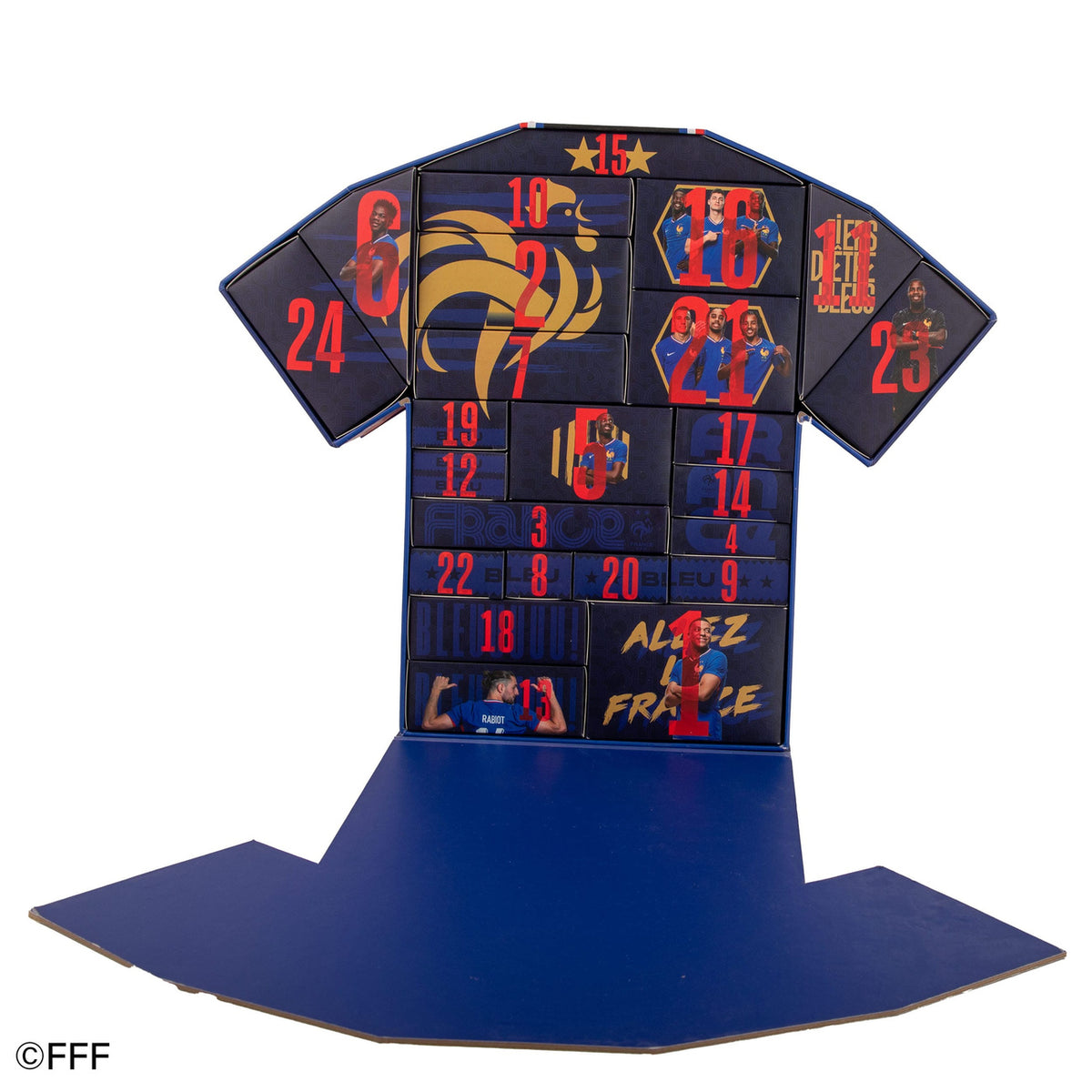 Produktbild Franska Fotbollsförbundet Adventskalender Deluxe 2025