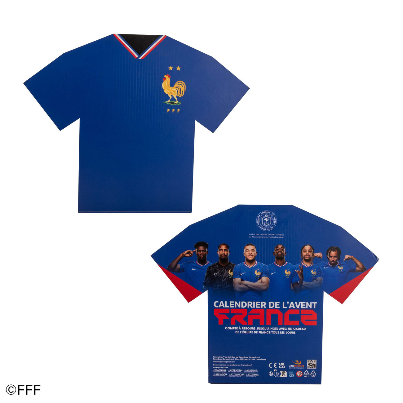Produktbild Franska Fotbollsförbundet Adventskalender Deluxe 2025