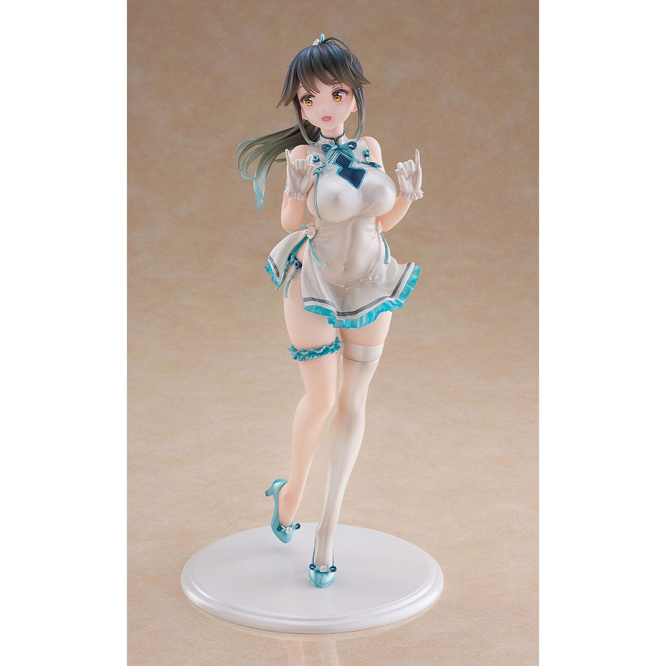 Produktbild Avian Romance Pink Label 5 PVC-staty 1/6 Ponytail Girl: Qipao 29 cm