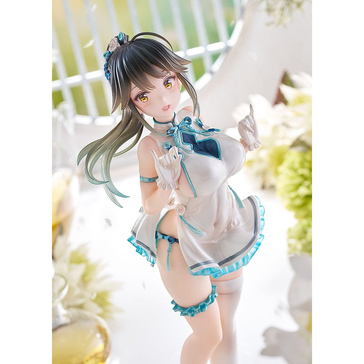 Produktbild Avian Romance Pink Label 5 PVC-staty 1/6 Ponytail Girl: Qipao 29 cm