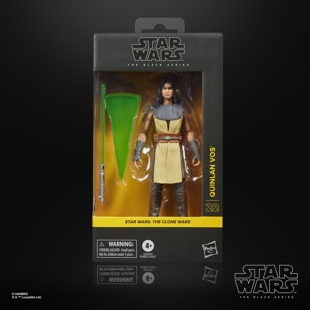 Produktbild Star Wars: The Clone Wars Black Series actionfigur Quinlan Vos 15 cm