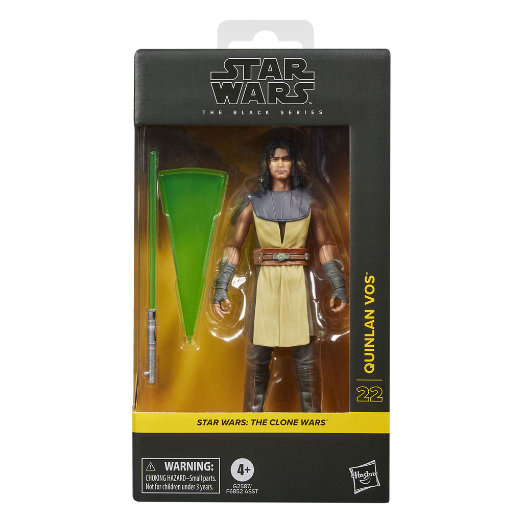 Produktbild Star Wars: The Clone Wars Black Series actionfigur Quinlan Vos 15 cm