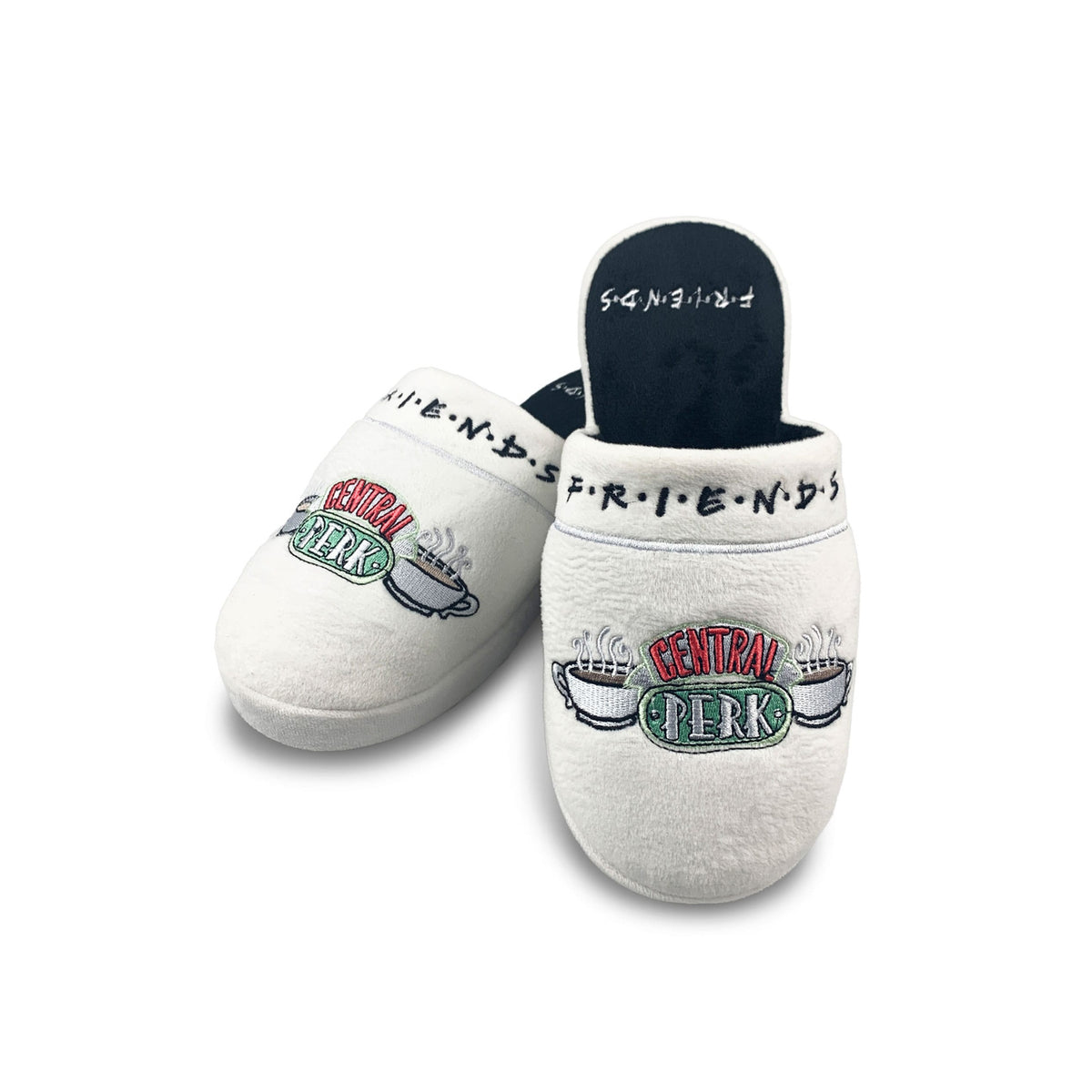Produktbild Friends Tofflor Logo Central Perk Vit EU 38-41