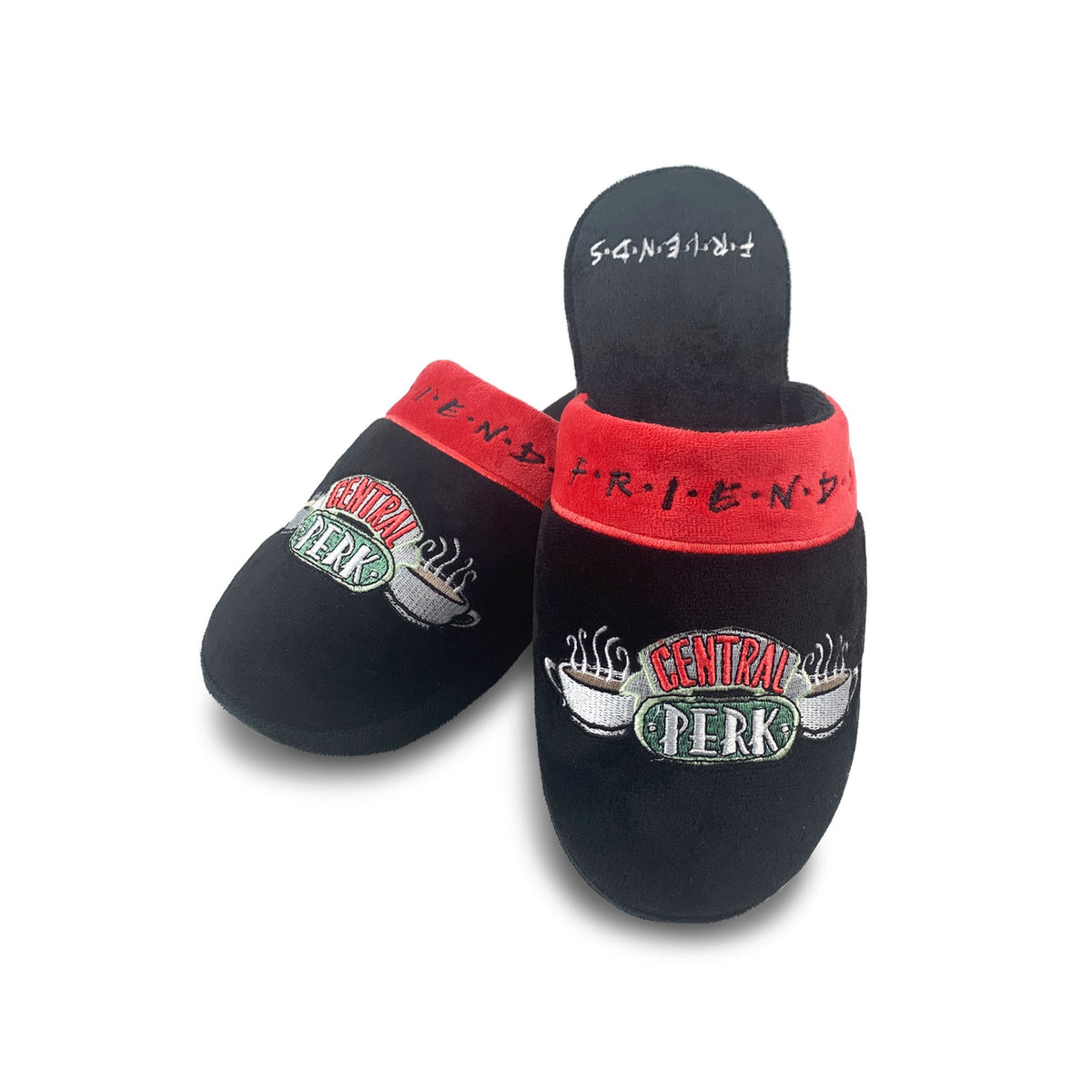 Produktbild Friends Tofflor Logo Central Perk Vit EU 38-41