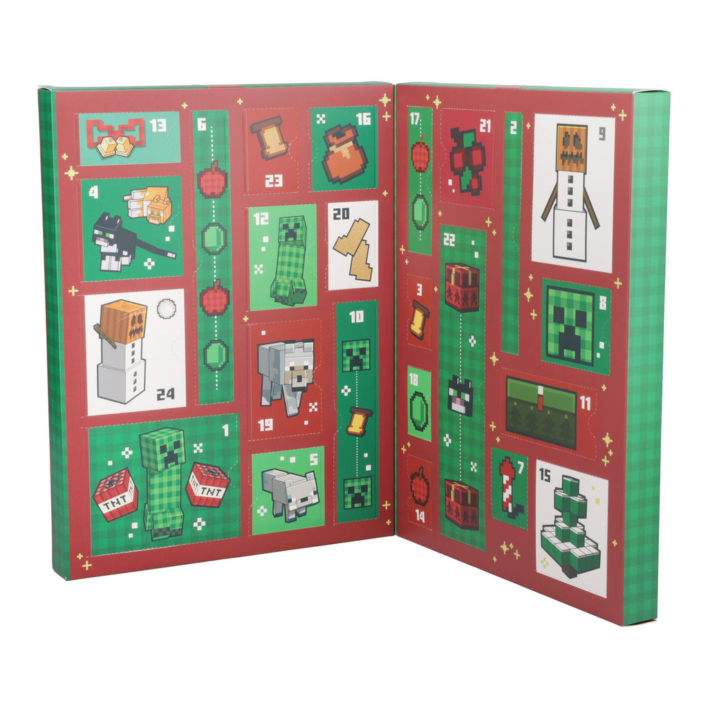 Produktbild Minecraft Adventskalender Kontorsmaterial 24 dagar