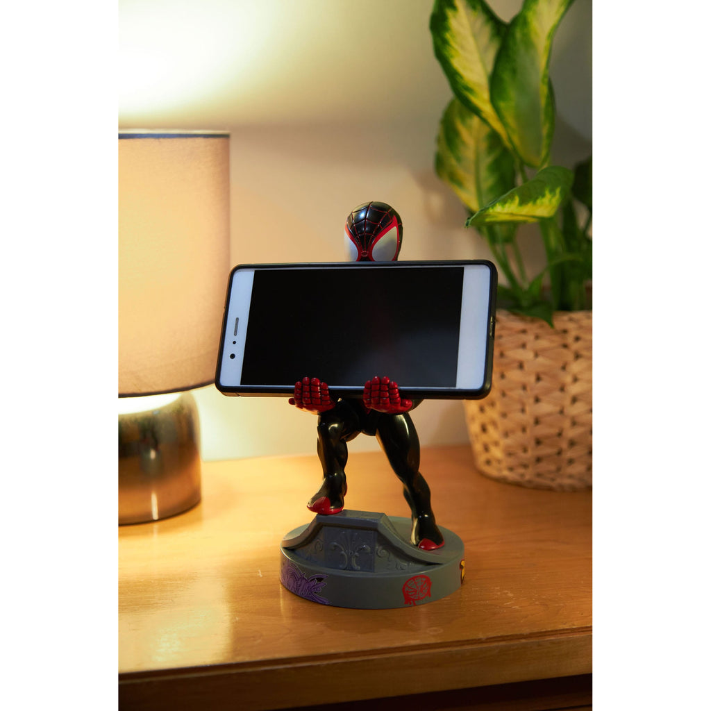 Produktbild Spider-Man Cable Guys Laddningshållare Miles Morales 20 cm