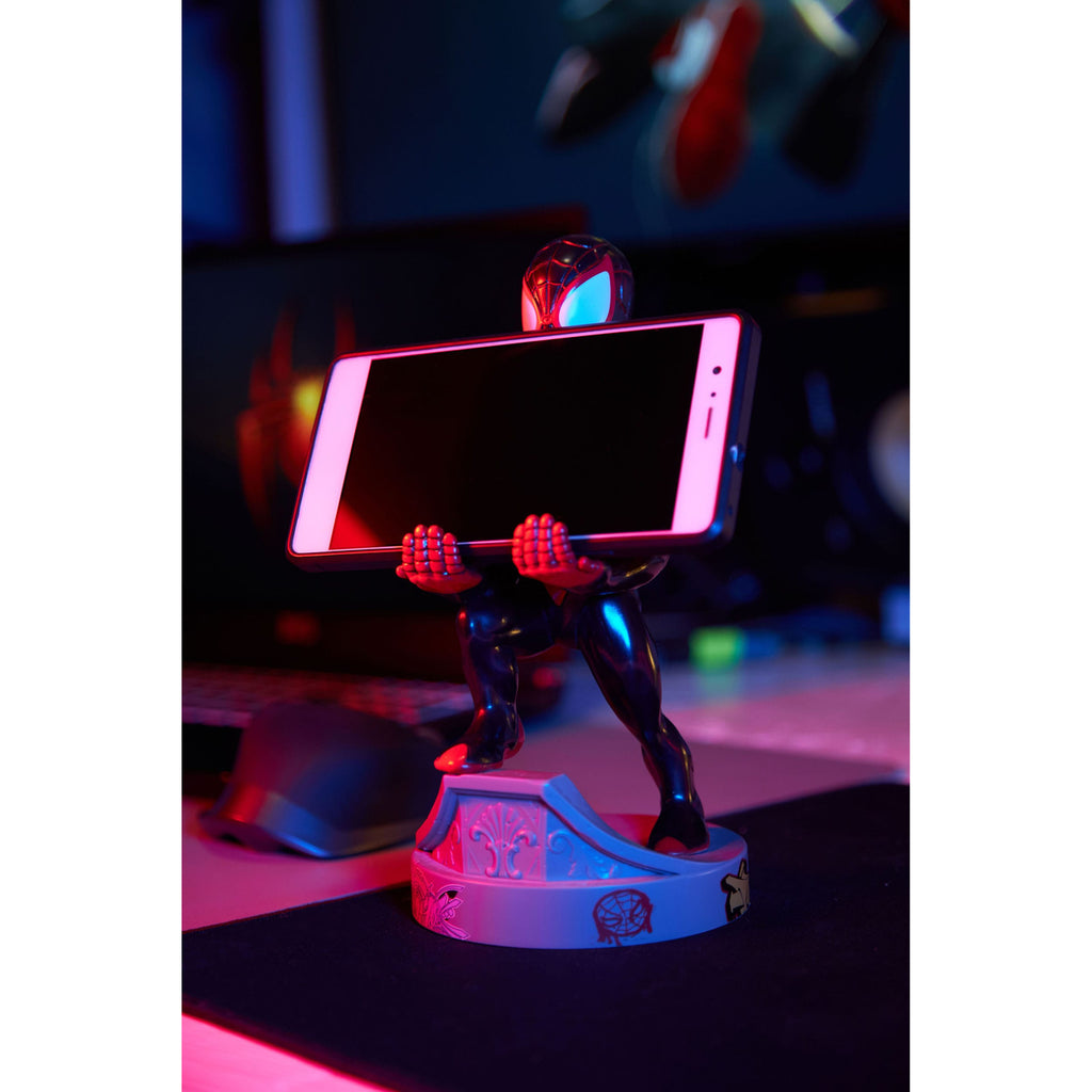 Produktbild Spider-Man Cable Guys Laddningshållare Miles Morales 20 cm