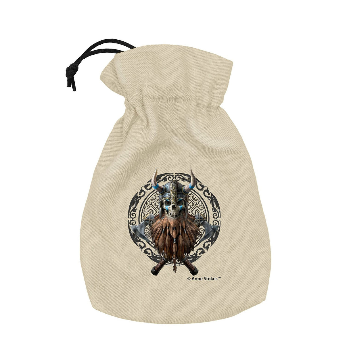 Product image Anne Stokes Dice Bag Viking Skull