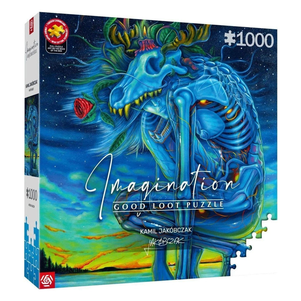 Produktbild Imagination Series Puzzle Kamil Jakóbczak Bialy Wilk (1000 bitar)