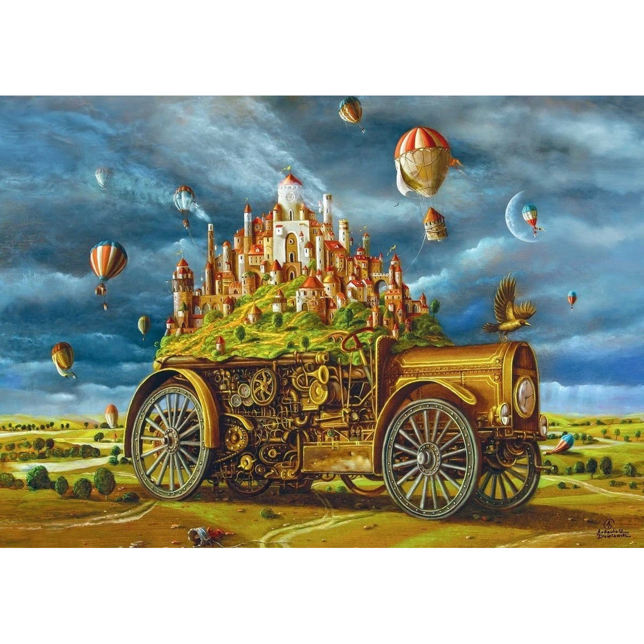 Produktbild Imagination Series Puzzle Arkadiusz Dzielawski Wielka przeprowadzka (1000 bitar)
