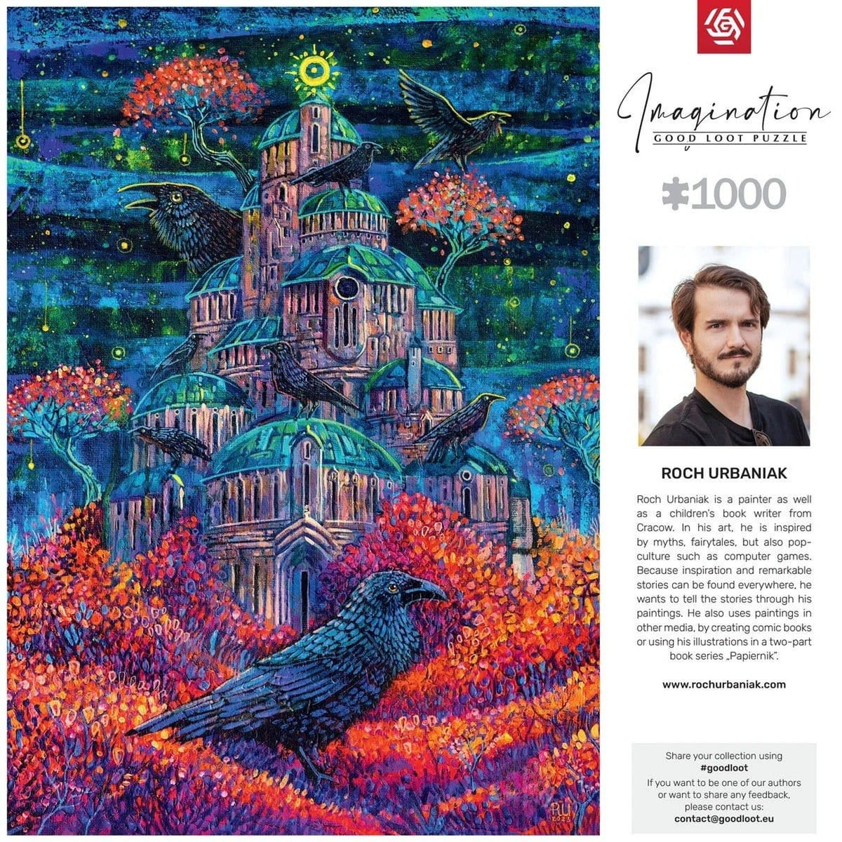 Produktbild Imagination Series Pussel Roch Urbaniak Twierdza Pani Kruków (1000 bitar)