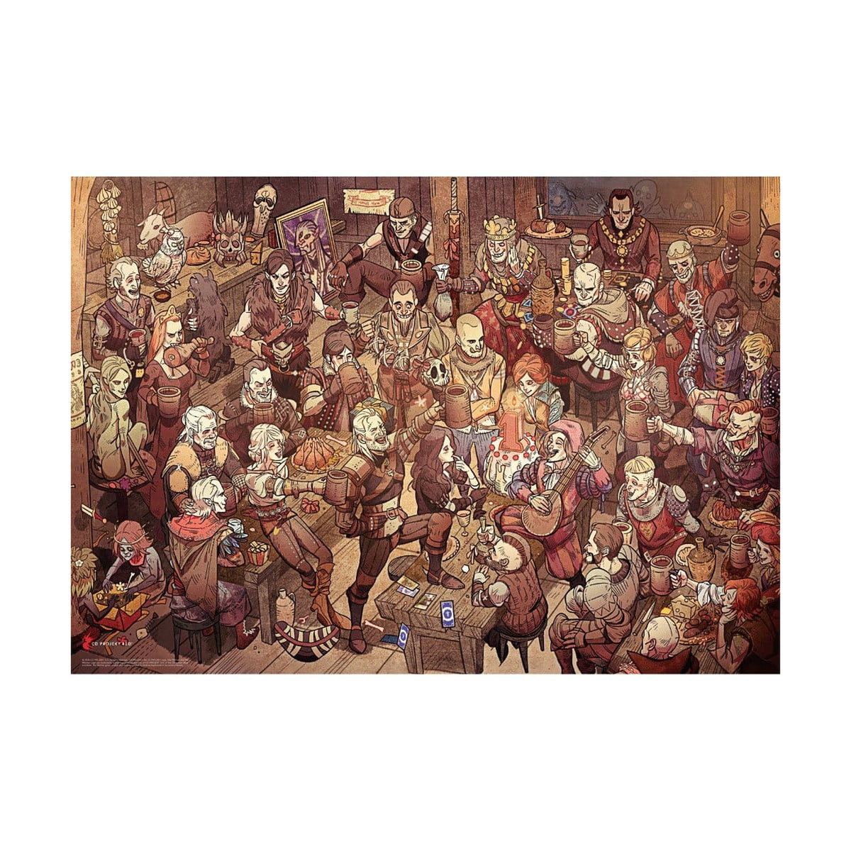 Produktbild The Witcher Puzzle Birthday (1000 bitar)