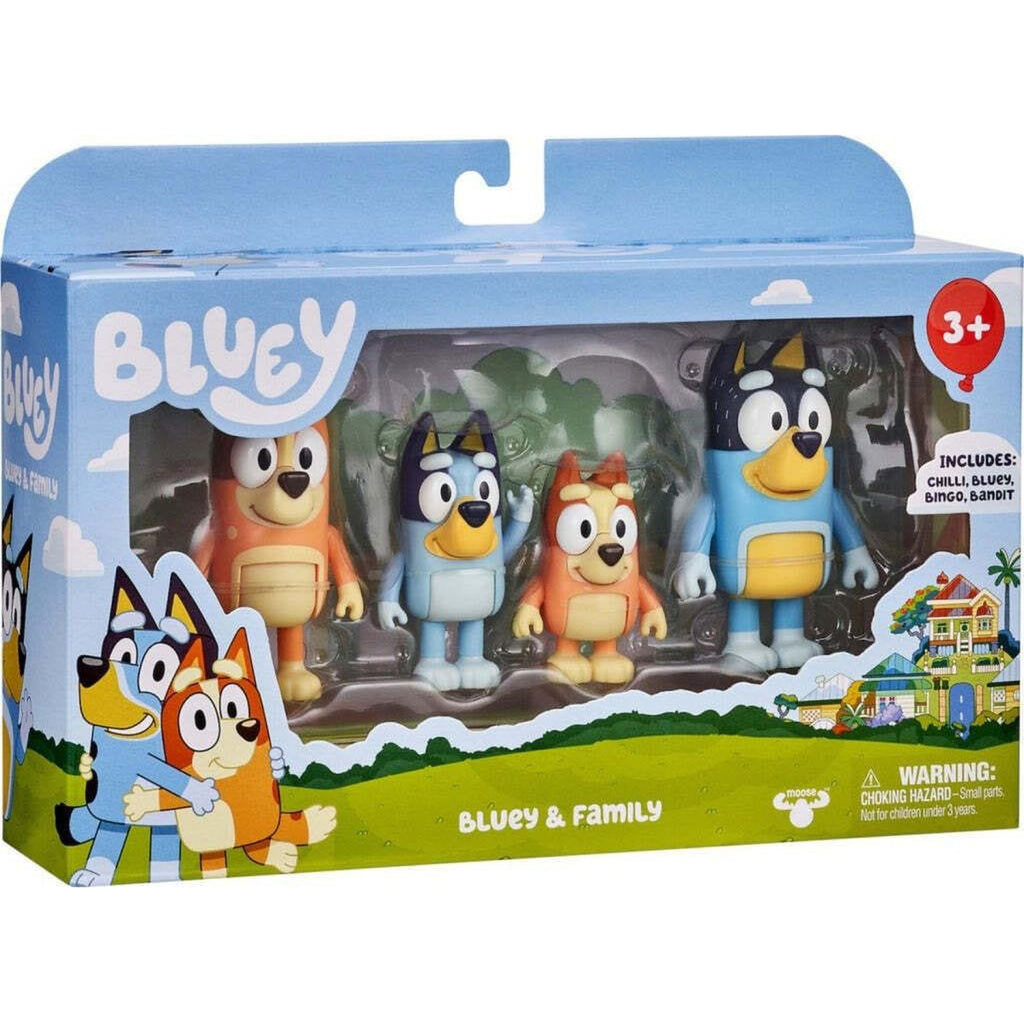 Produktbild Bluey: Familj 4-delat figurset