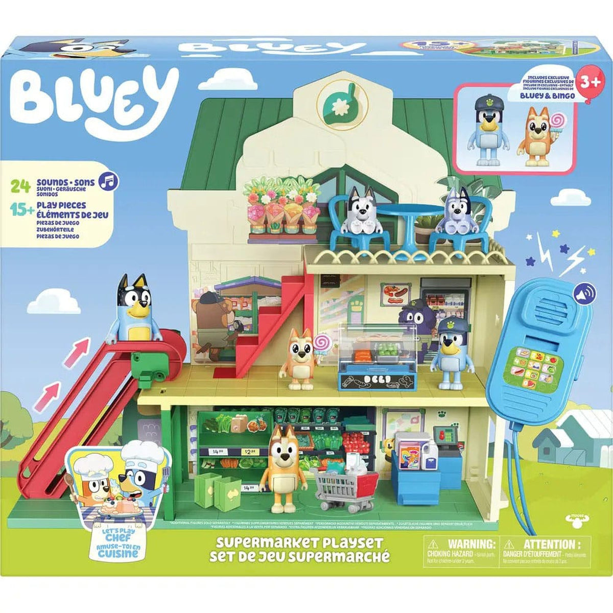 Produktbild Bluey Minifigur-lekset Bluey Let's Play Chef Stormarknad