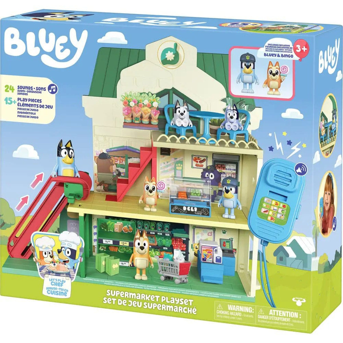 Produktbild Bluey Minifigur-lekset Bluey Let's Play Chef Stormarknad