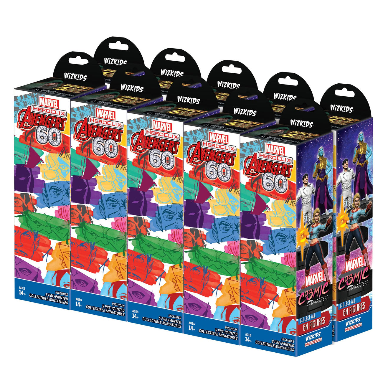 Produktbild Marvel HeroClix: Avengers 60th Anniversary Booster Brick (10)