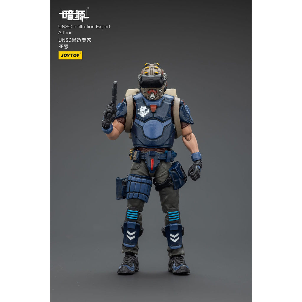 Produktbild UNSC Dark Source actionfigur Infiltration Expert Arthur 7 cm