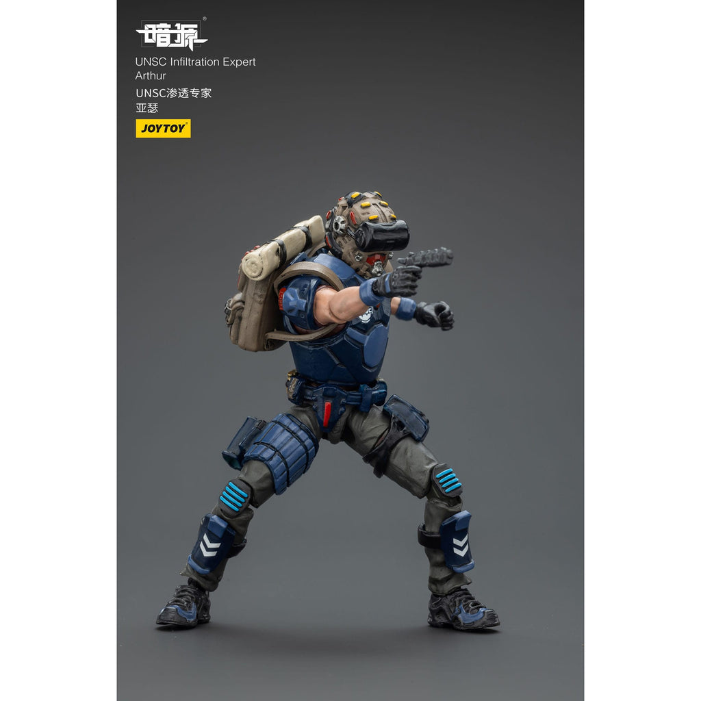 Produktbild UNSC Dark Source actionfigur Infiltration Expert Arthur 7 cm