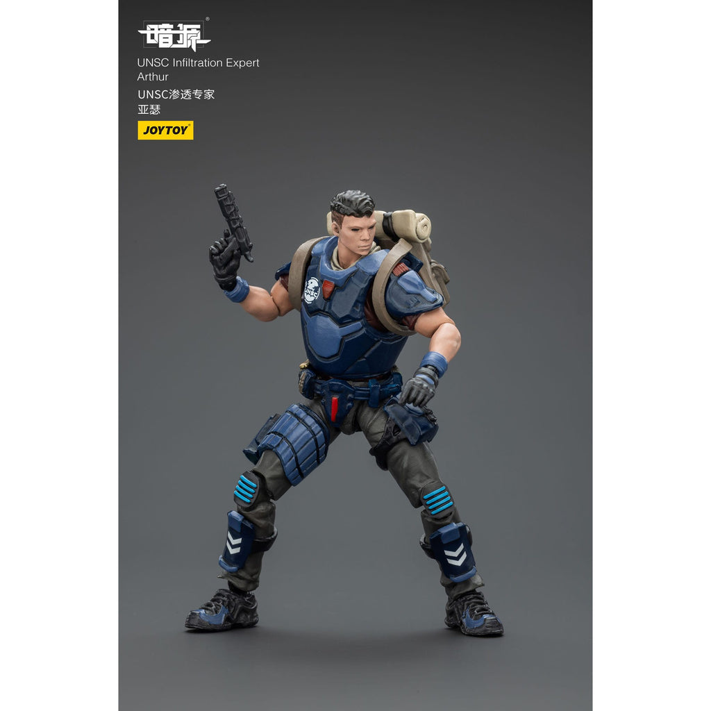Produktbild UNSC Dark Source actionfigur Infiltration Expert Arthur 7 cm