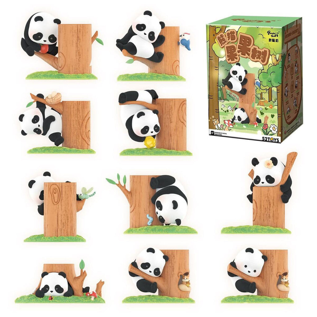 Produktbild Panda Roll Blind Box Figursortiment Fruit Tree Climbing 7 cm (8)