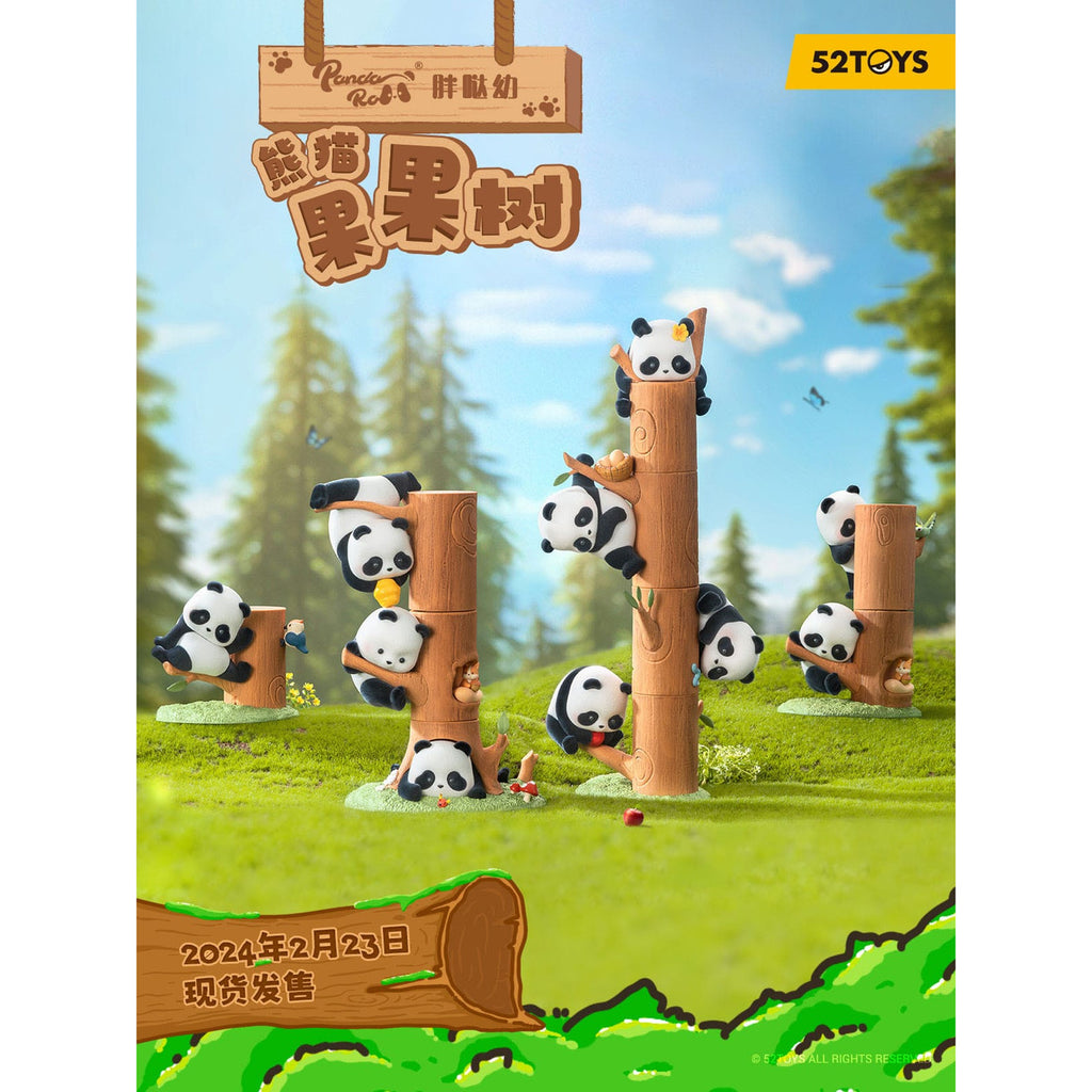 Produktbild Panda Roll Blind Box Figursortiment Fruit Tree Climbing 7 cm (8)