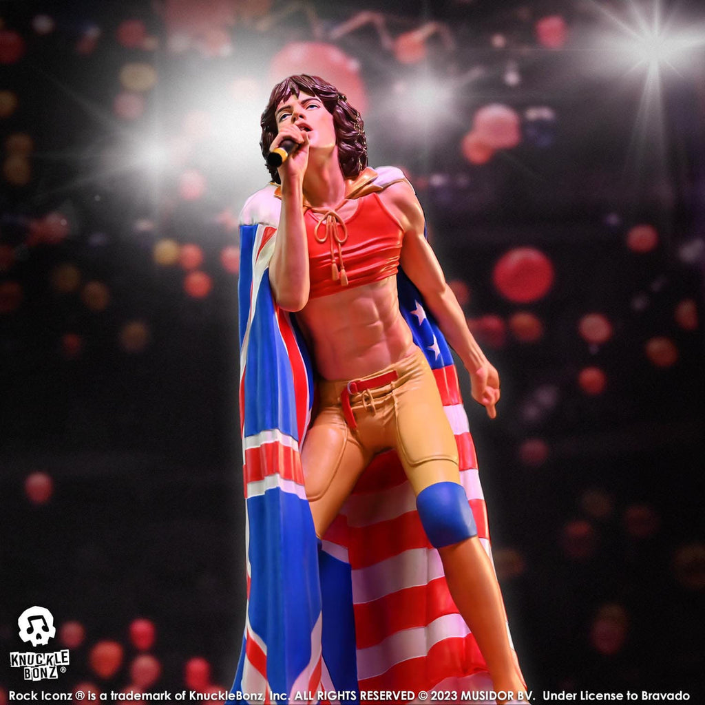 Produktbild The Rolling Stones Rock Iconz Staty Mick Jagger (Tattoo You Tour 1981) 22 cm