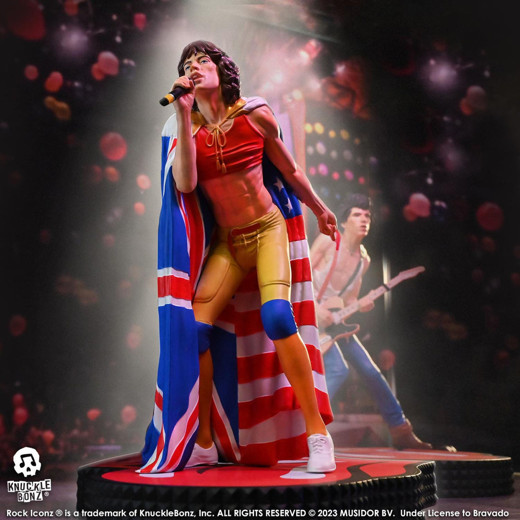 Produktbild The Rolling Stones Rock Iconz Staty Mick Jagger (Tattoo You Tour 1981) 22 cm