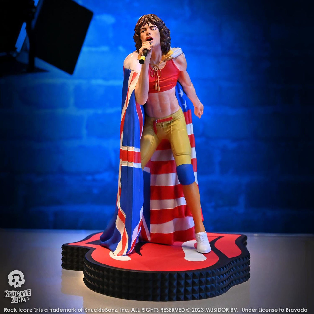 Produktbild The Rolling Stones Rock Iconz Staty Mick Jagger (Tattoo You Tour 1981) 22 cm